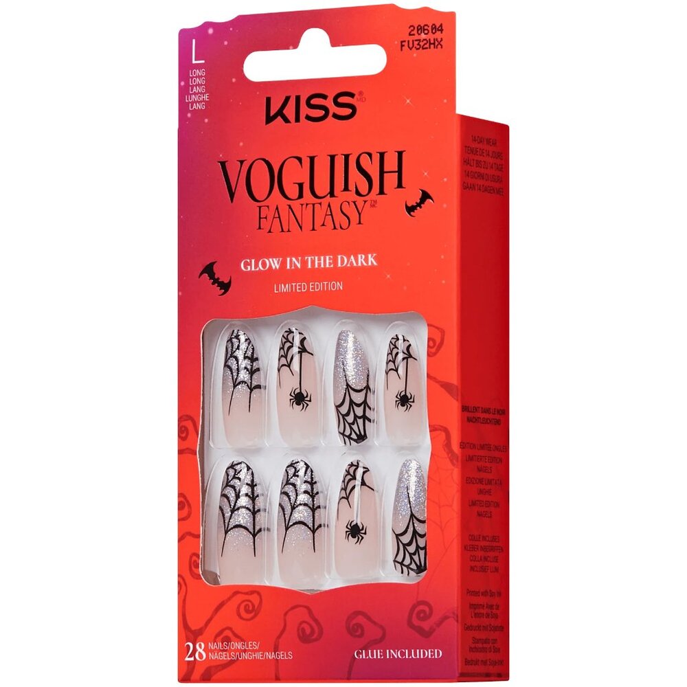 KISS Voguish Fantasy Glow-In-The-Dark Halloween Nails / Fear Festival